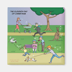 Imã 11 do dia de Natal (11 canalizações)