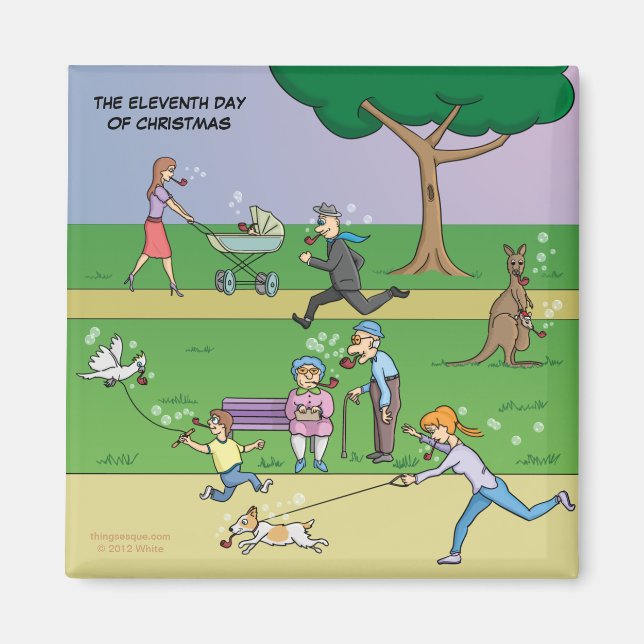 Imã 11 do dia de Natal (11 canalizações) (Frente)