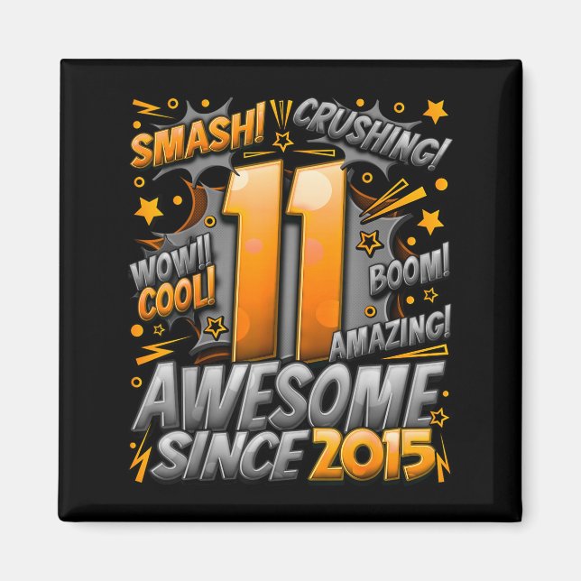 Imã 11 Year Old For Boys 11th Birthday Boy 11 Year Old (Frente)