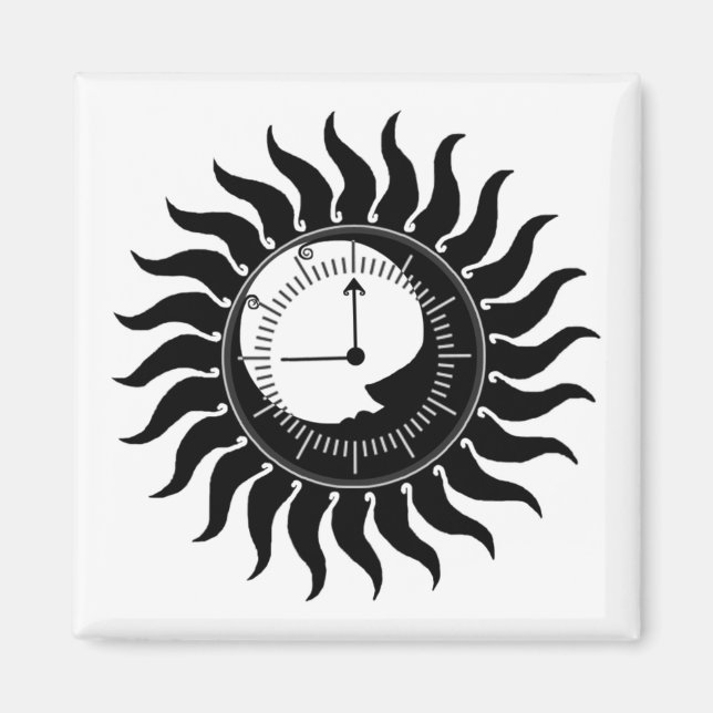 Imã 12:45 Relógio Celestial Magnético (Frente)