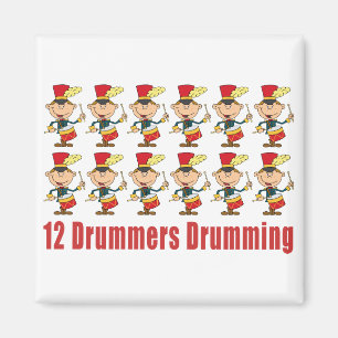 Imã 12 bateristas que rufam o ímã