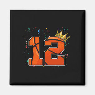 Imã 12 Birthday Basball Grande Número 12 Anos