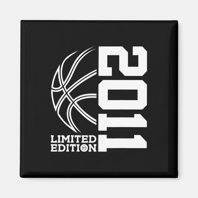 Imã 12 Birthday Basball Limited Edition 2011 (Frente)