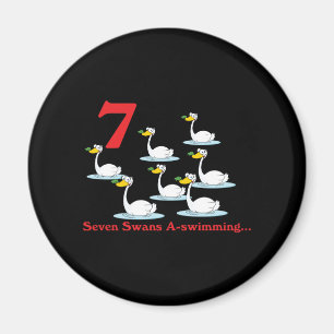 Imã 12 dias sete cisnes a nadar