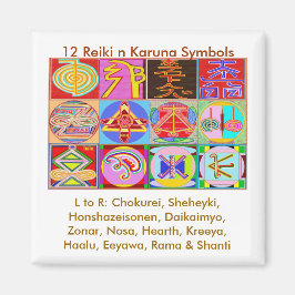 Imã 12 Reiki n Karuna Reiki — Designs de cura