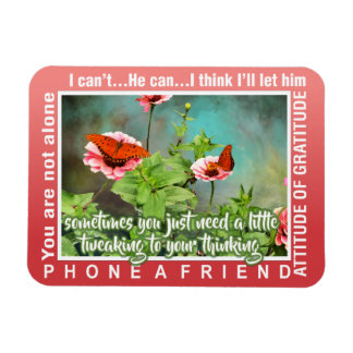 Ímã 12 step thinking magnet 26 butterflies