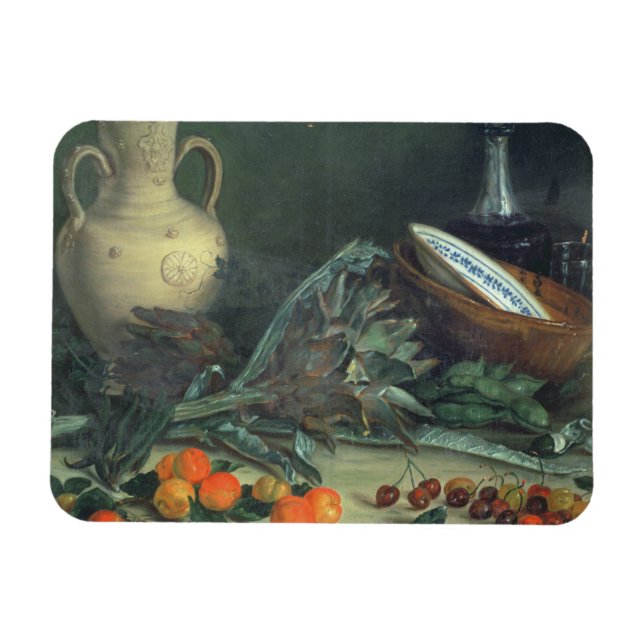 Ímã 131-0059642 Vida estática com Frutas e vegetais (Horizontal)