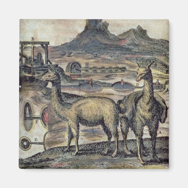Imã 137-0627924 Ilustração de uma história do Peru (Frente)
