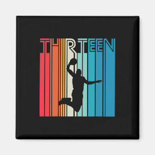 Imã 13 Birthday Bysketbyll Lover Gift 13 Anos R