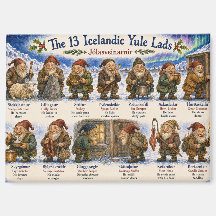 13 Duendes de Natal islandeses Natal reykjavik