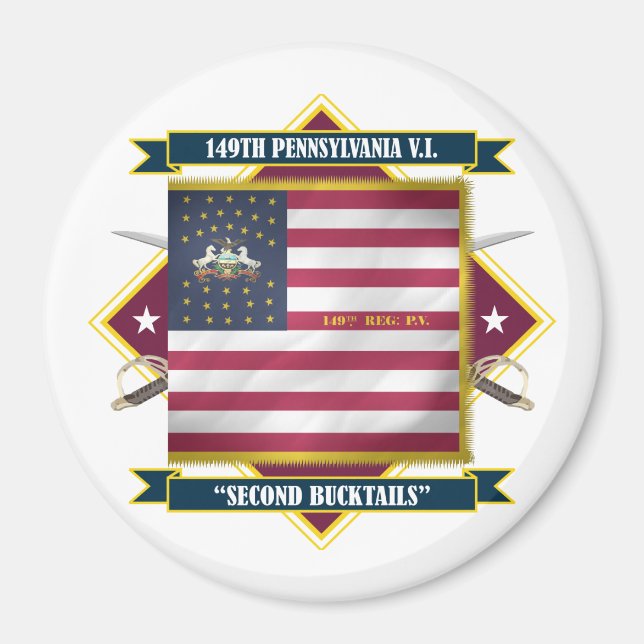 Imã 149th Pennsylvania V.I. (Frente)