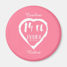 14 de aniversário de casamento marfim tradicional