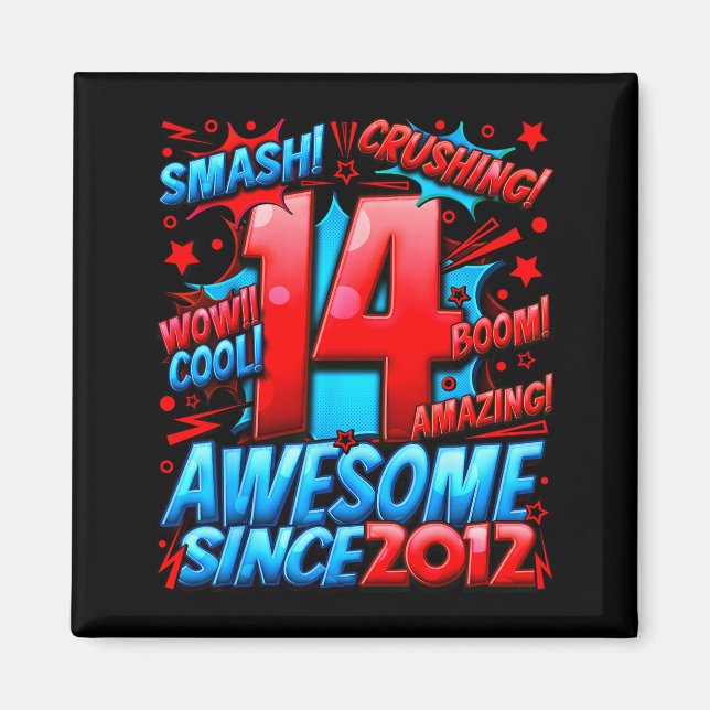 Imã 14 Year Old For Boys 14th Birthday Boy 14 Year Old (Frente)