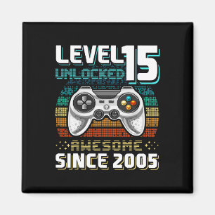 Imã 15 Aniversário do 15 do Jogo de Vídeo 2005 Desbloq