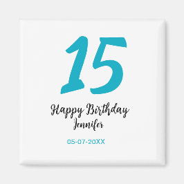 Imã 15 aniversário quiencenera adicionar data ano temp