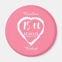 15 de aniversário de casamento cristal tradicional