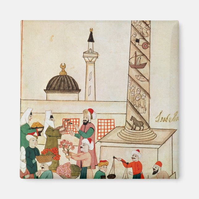 Imã 1671 A Bazaar em Istambul, c.1580 (Frente)