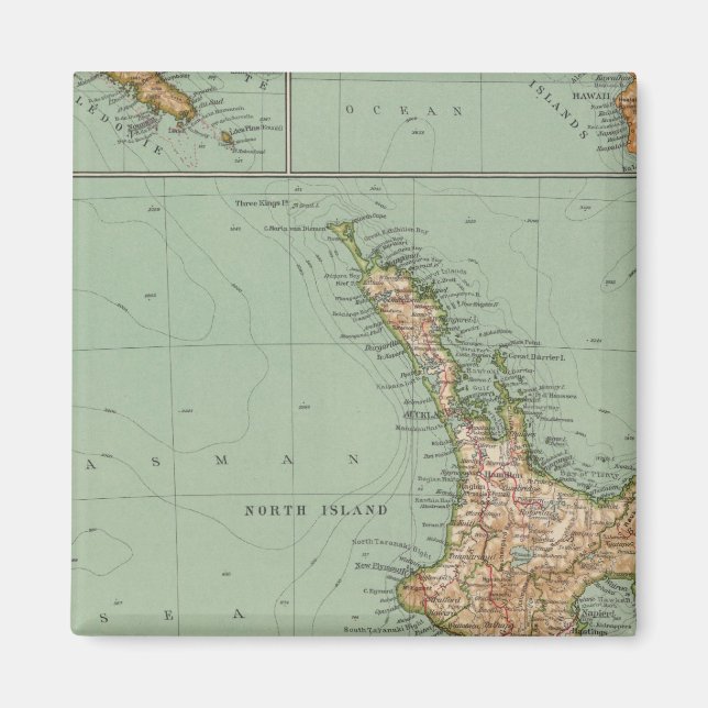 Imã 169 Nova Zelândia, Havaí, Tasmânia (Frente)