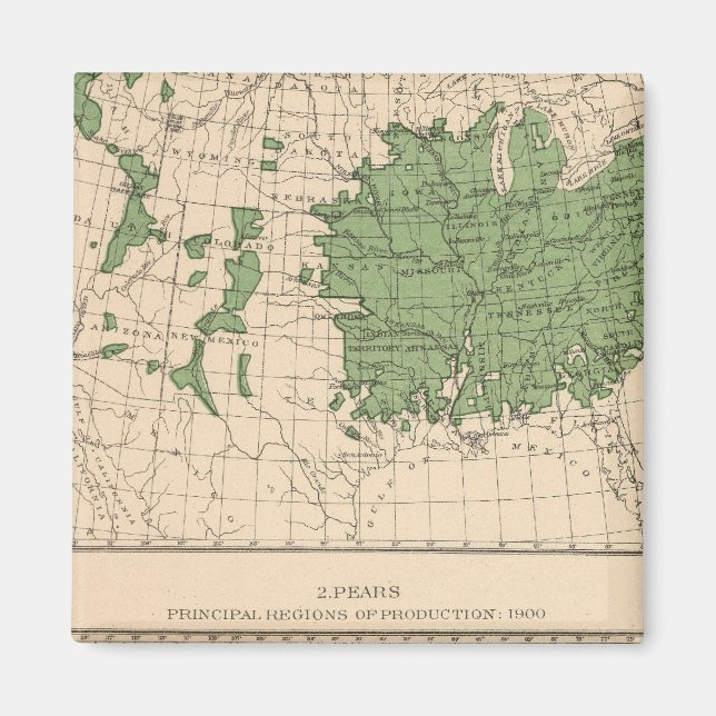 Imã 174 Maçãs, peras, regiões principais (Frente)