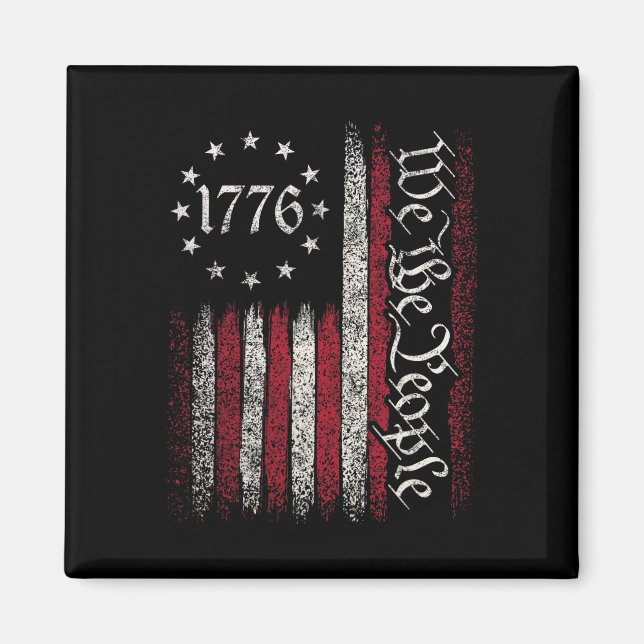 Imã 1776 Bandeira Constituição Independência Dia Ameri (Frente)