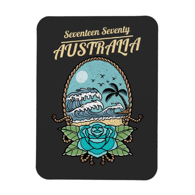 Ímã 17 7 Queensland Austrália (Vertical)