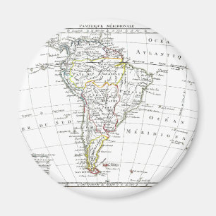 Imã 1806 mapa - L'Amérique Méridionale