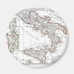 Imã 1806 mapa - L'Italie (Sul)