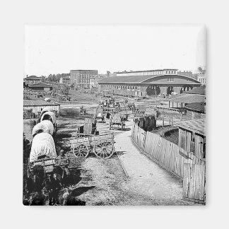Imã 1864 Railroad Depot Atlanta Magnet