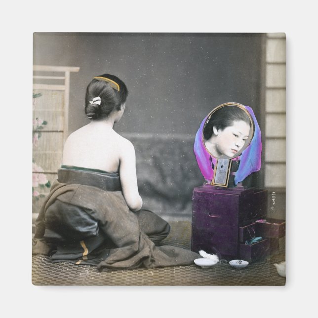 Imã 1870 Japonesa em camarim (Frente)