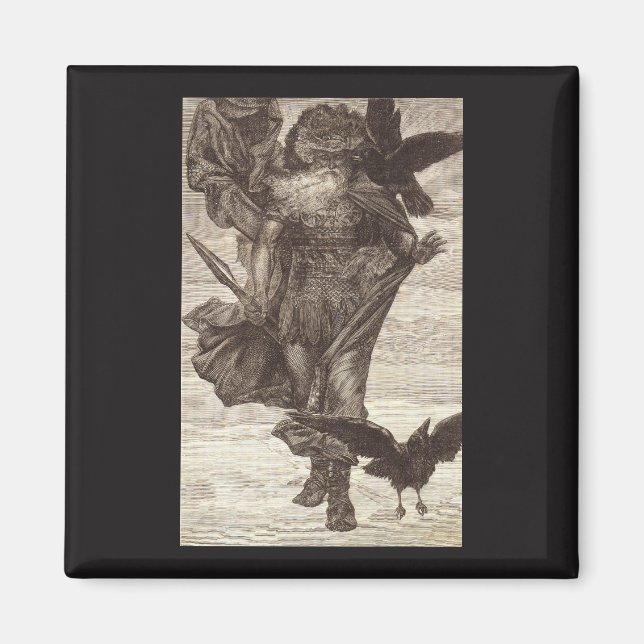 Imã 1871 Odin, Deus Nórdico da Sabedoria (Frente)