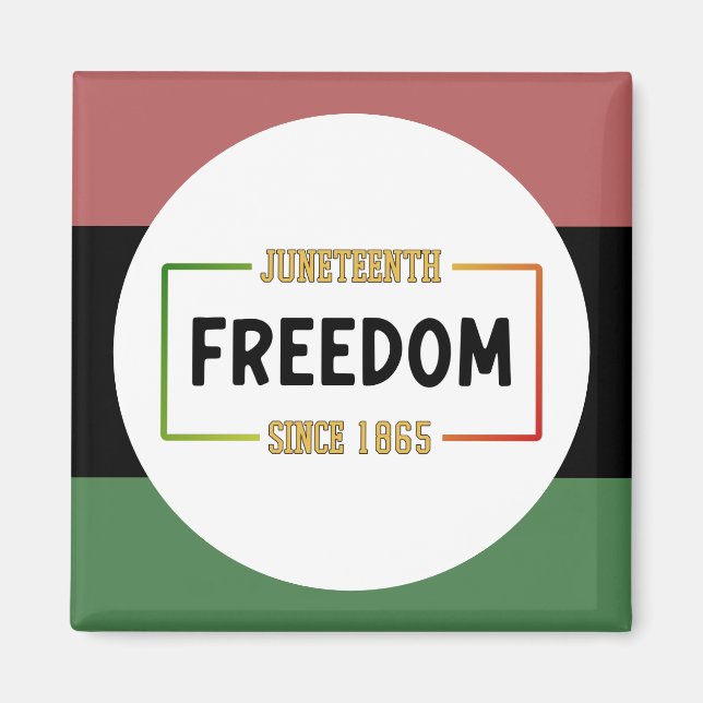 Imã 18 de junho de 1865 Celebrando a Liberdade Negra (Frente)