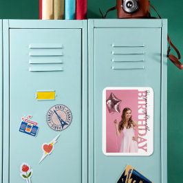 Ímã 18th Birthday Photo college Party 