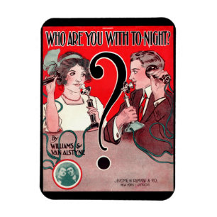 Ímã 1911 Com Você Com A impressão de Música Hoje