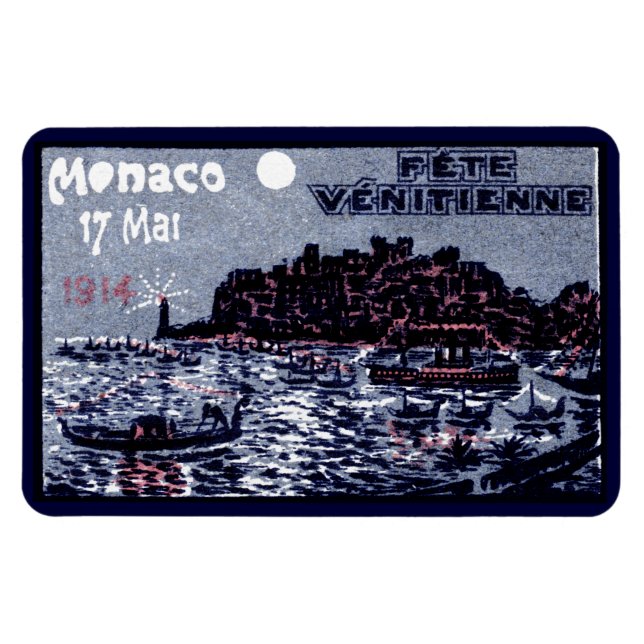 Ímã 1914 Festival Venetiano de Mônaco (Horizontal)