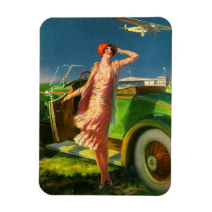 Ímã 1930, carro para mulheres e avião