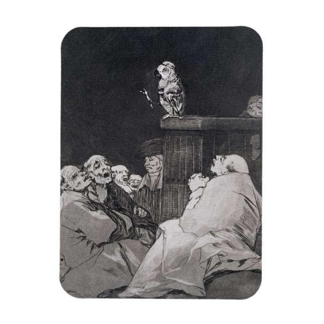 Ímã 193-0082153 Que bico de ouro!, prato 53 de Los Ang (Vertical)