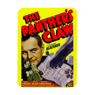 Ímã 1942 poster de filme do Panther's Claw