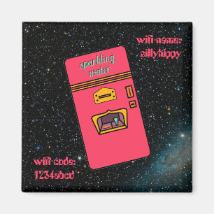 Imã 1960 Retro-frigorífico no espaço