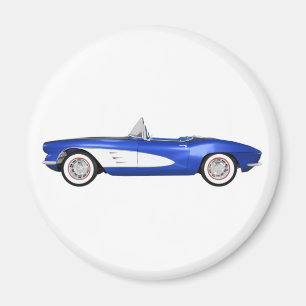 Imã 1961 Corvette C1: Término Azul: