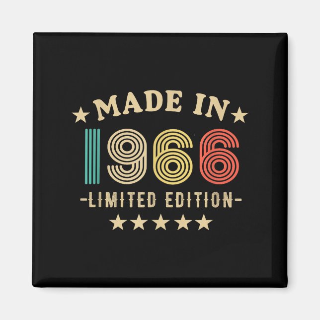 Imã 1966 60th Birthday,funny Retro 2026 Gift Him,dad,f (Frente)