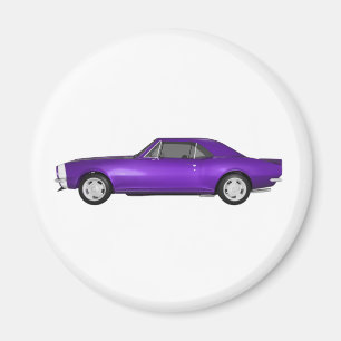 Imã 1967 Camaro SS: Conclusão Roxa: Modelo 3D: