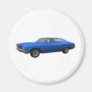 Imã 1968 Chevelle SS: Conclusão Azul