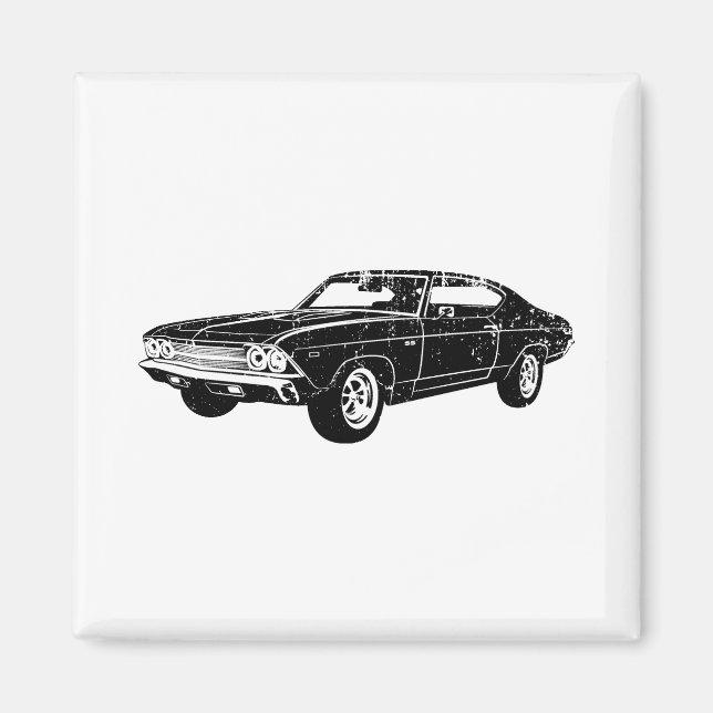 Imã 1969 Chevrolet Chevelle 396 SS (Frente)