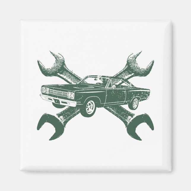 Imã 1969 Plymouth Road Runner (Frente)