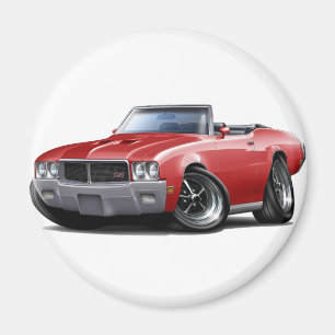 Imã 1970-72 Vermelho GS Buick convertível