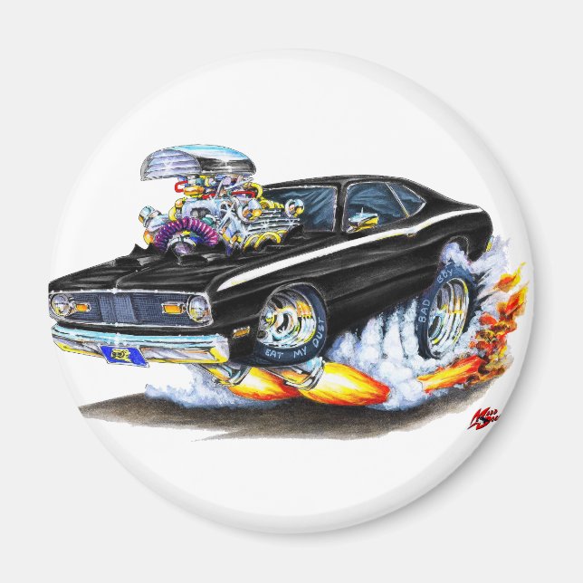 Imã 1970-74 Carro Negro Duster Plymouth (Frente)