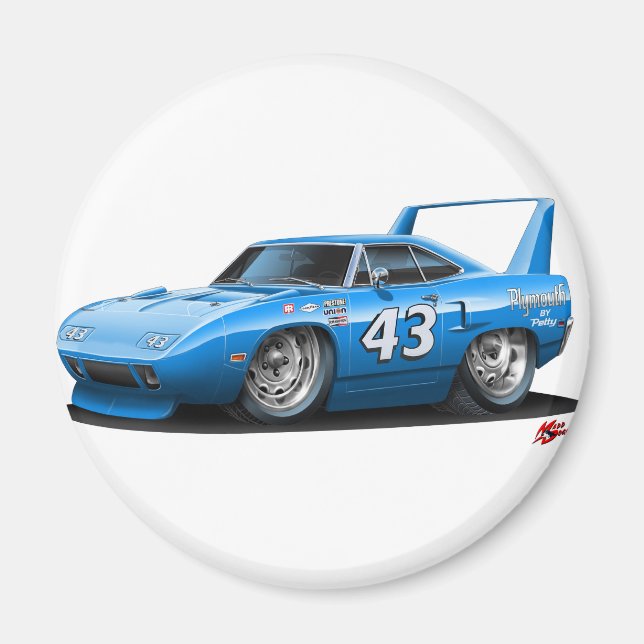 Imã 1970 Nascar Superbird Petty (Frente)