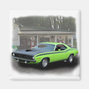 Imã 1970 Plymouth AAR Cuda na série de estação de e