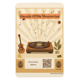 Ímã 1970s Memory Care Music Playlist Magnet Dementia