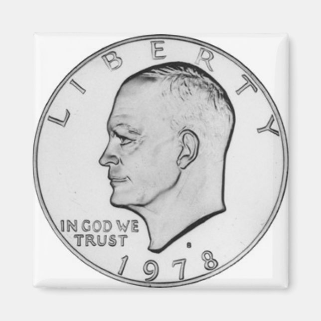 Imã 1978 Dollar, Eisenhower, produtos (Frente)